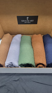 Fall Colors Cotton Scarf Box