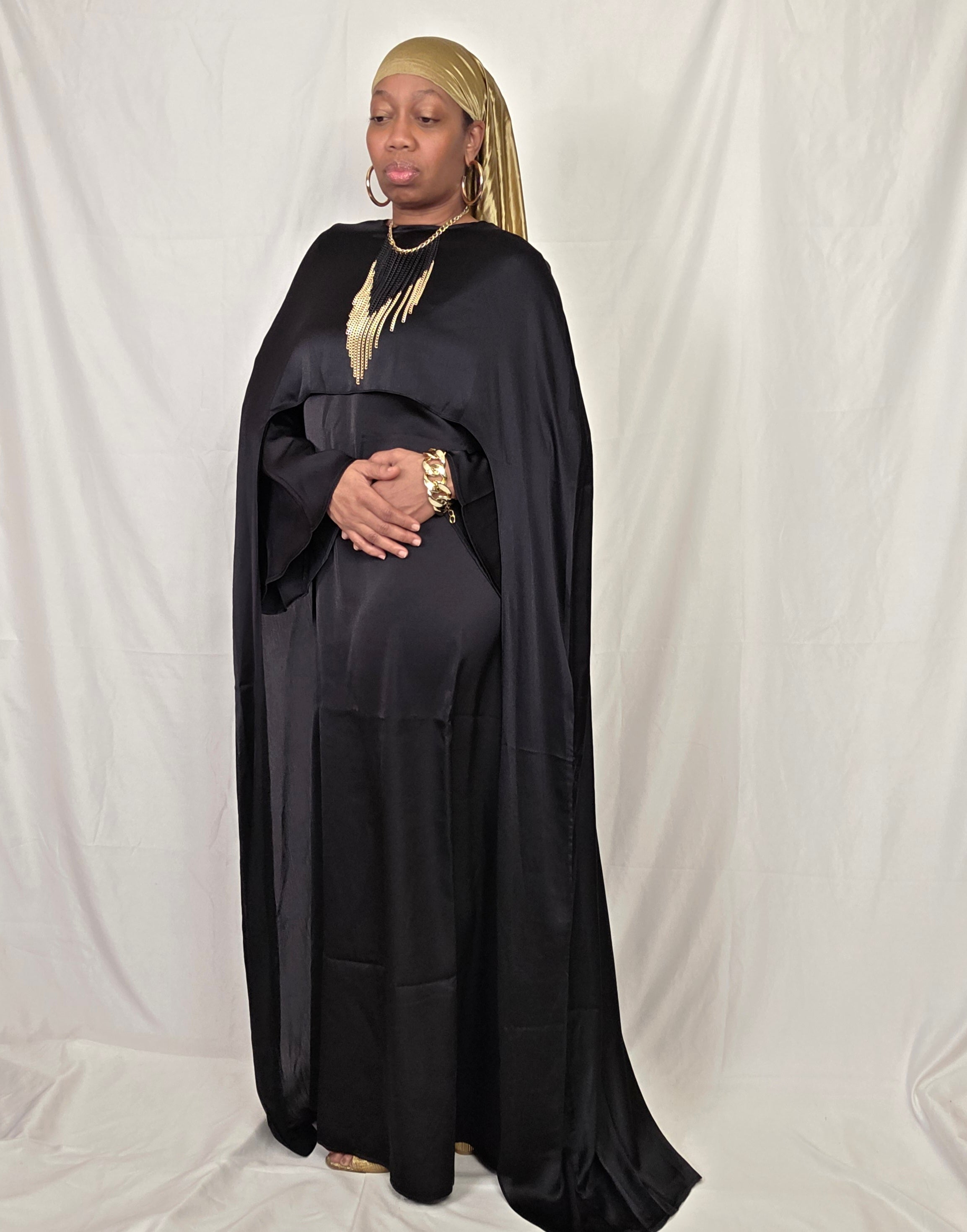Cape Dress Set