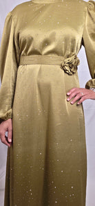 Satin Stone Dress
